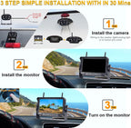 Upgrade Your RV Experience with Our Dual Wireless Backup Camera! 🚐✨ Easy Plug & Play for Furrion - 7" 4 Split Screen & Stable Signal! Perfect for Trailers & Motorhomes! 📸🔧