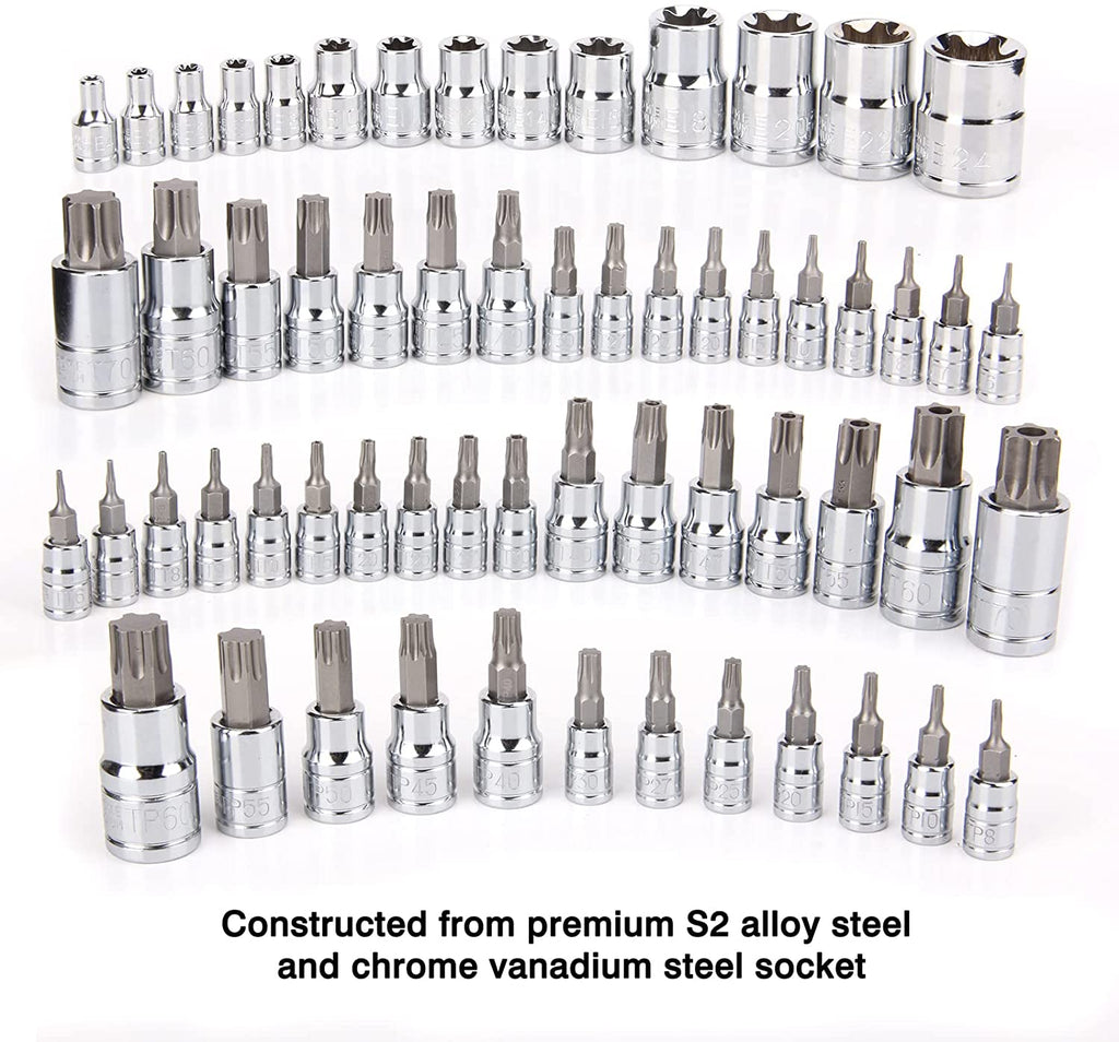 Unlock Your DIY Potential with the Ultimate 60-Piece Torx Socket Set! 🛠️✨ Perfect for Every Project! #ToolTime #DIY 🏠🔧