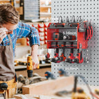 Transform your garage with the CCCEI Modular Power Tool Organizer! 🚀 Perfect for storing 4 drills, screwdrivers, and drill bits—plus a built-in charging station with 8 outlets! ⚡🛠️ #GarageGoals #ToolOrganization