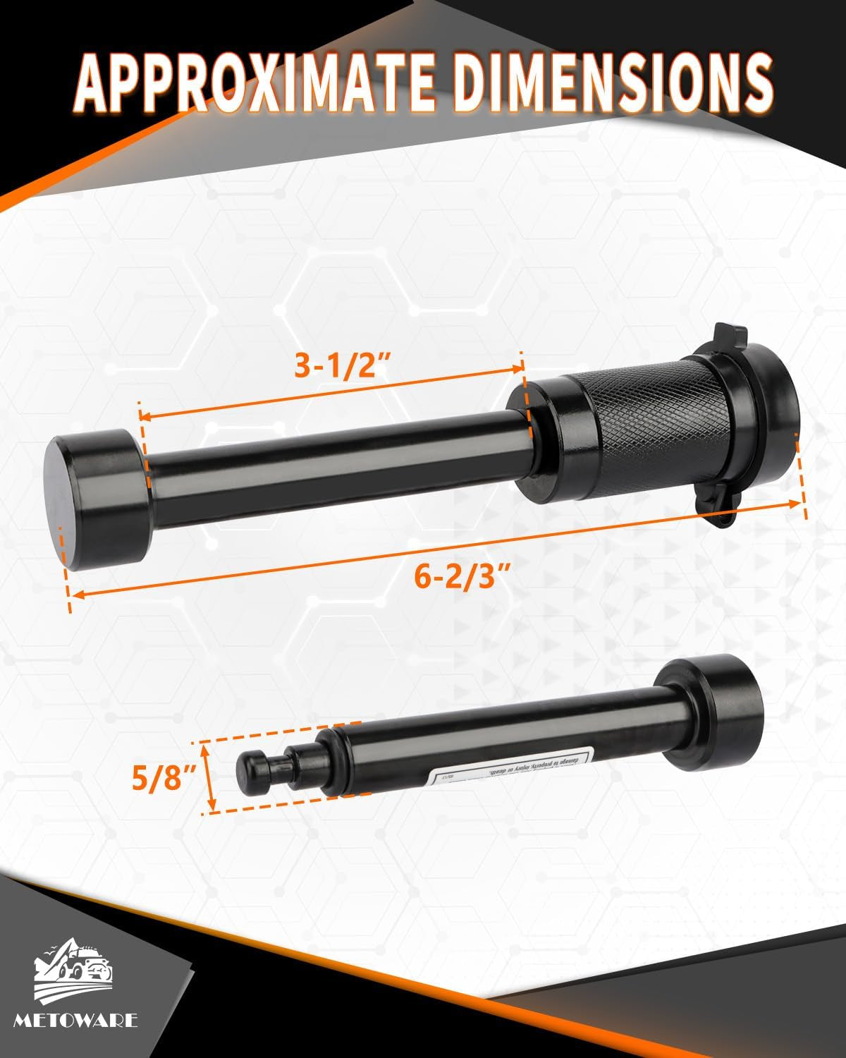 Secure Your Trailer with the METOWARE Hitch Lock - Perfect Fit for Class III & IV Receivers! 🚚🔒 #TrailerSafety #HitchLock