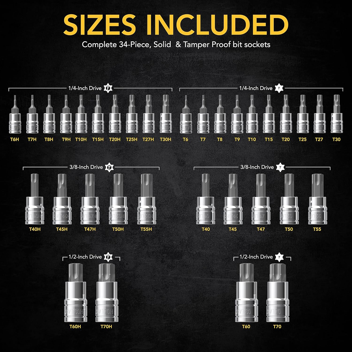 Unlock your DIY potential with the LEXIVON 34-Piece Master TORX Bit Socket Set! 💪🔧 Premium S2 Alloy Steel for unmatched durability + enhanced storage case included! Perfect for any project! #ToolTime #DIYGoals