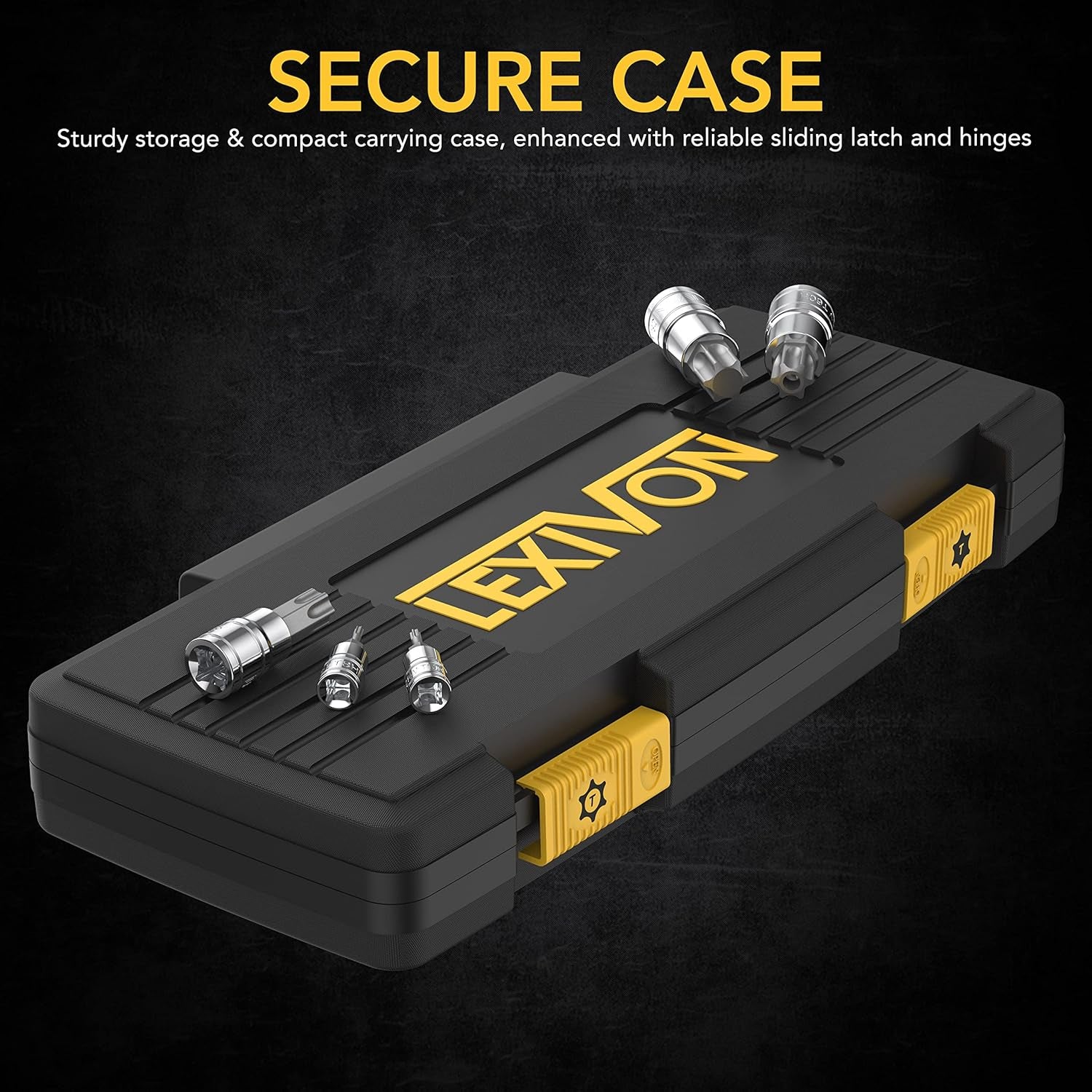 Unlock your DIY potential with the LEXIVON 34-Piece Master TORX Bit Socket Set! 💪🔧 Premium S2 Alloy Steel for unmatched durability + enhanced storage case included! Perfect for any project! #ToolTime #DIYGoals
