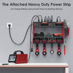 Transform your garage with the CCCEI Modular Power Tool Organizer! 🚀 Perfect for storing 4 drills, screwdrivers, and drill bits—plus a built-in charging station with 8 outlets! ⚡🛠️ #GarageGoals #ToolOrganization