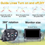 Upgrade Your RV Experience with Our Dual Wireless Backup Camera! 🚐✨ Easy Plug & Play for Furrion - 7" 4 Split Screen & Stable Signal! Perfect for Trailers & Motorhomes! 📸🔧