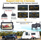 Upgrade Your RV Experience with Our Dual Wireless Backup Camera! 🚐✨ Easy Plug & Play for Furrion - 7" 4 Split Screen & Stable Signal! Perfect for Trailers & Motorhomes! 📸🔧
