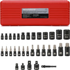 Unlock your DIY potential with the MIXPOWER 32PCS Torx Bit Socket Set! Perfect for tackling any project with 14 star bits & 13 E-Torx sockets made from durable CR-V & S2 alloy steel. #ToolTime #DIY #HomeImprovement