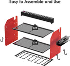 Transform your garage with the CCCEI Modular Power Tool Organizer! 🚀 Perfect for storing 4 drills, screwdrivers, and drill bits—plus a built-in charging station with 8 outlets! ⚡🛠️ #GarageGoals #ToolOrganization