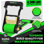 Secure Your Ride with Rhino USA's Heavy-Duty Wheel Chock & Tie Down Kit! 🚜💪 Perfect for ATVs, UTVs, Lawn Mowers & More! #TrailerSafety #AdventureReady