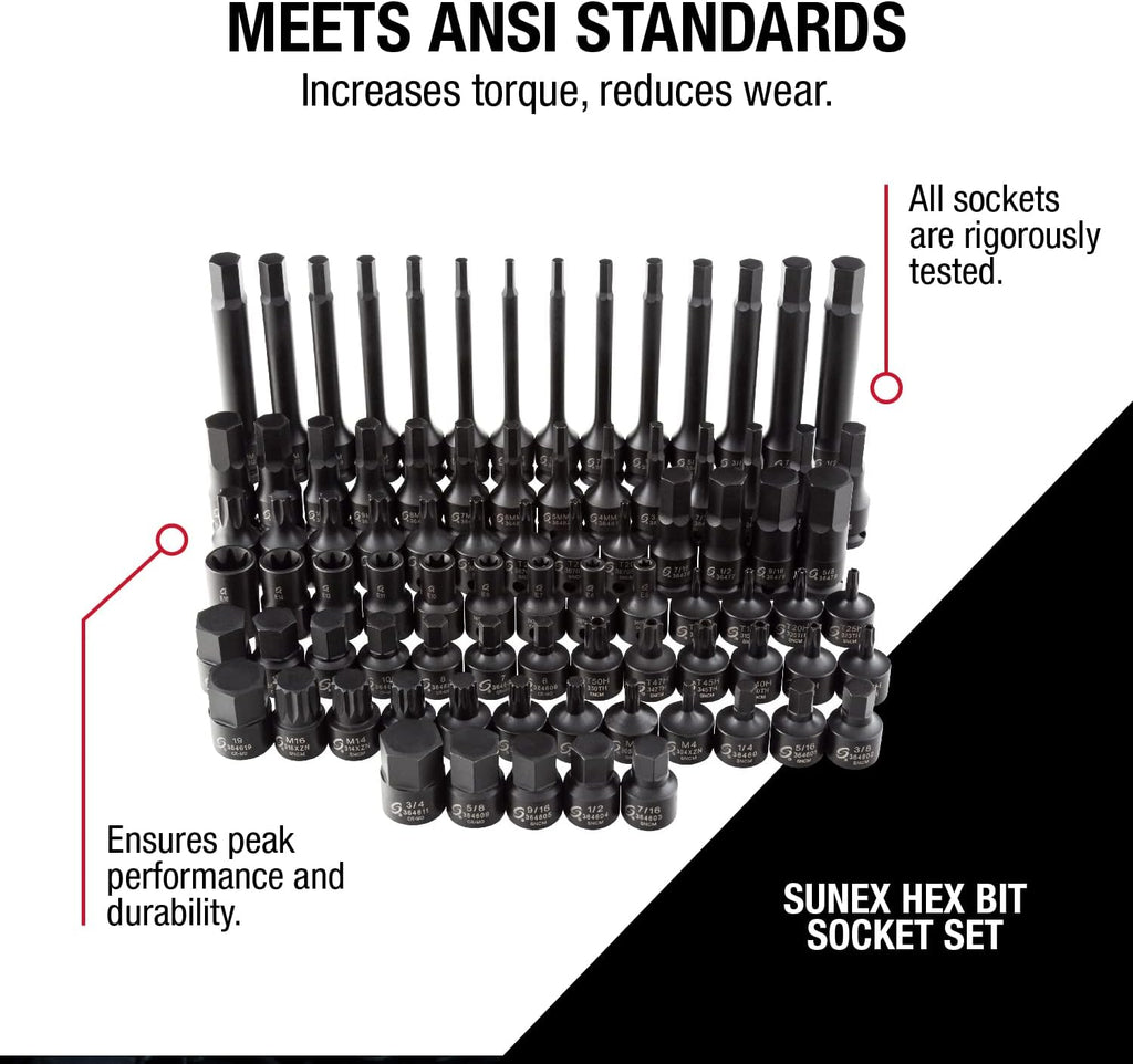 Unleash Your Inner Mechanic with the Sunex 3569 84-Piece Master Hex Bit Impact Socket Set! 🛠️✨ #DIY #ToolGoals