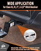 Secure Your Trailer with the METOWARE Hitch Lock - Perfect Fit for Class III & IV Receivers! 🚚🔒 #TrailerSafety #HitchLock