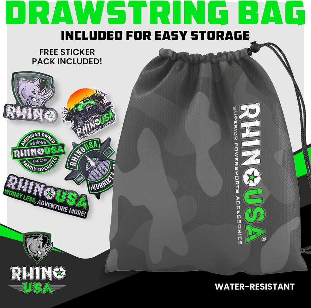 Secure Your Ride with Rhino USA's Heavy-Duty Wheel Chock & Tie Down Kit! 🚜💪 Perfect for ATVs, UTVs, Lawn Mowers & More! #TrailerSafety #AdventureReady